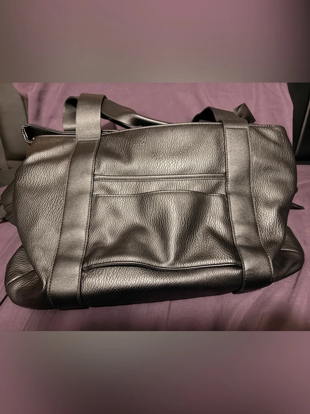 Poppy & Peonies Mini Voyager - Black EUC